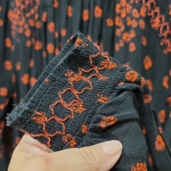 Free People "Flowers in the Hair" Smock Tunic ‐ L - Picture 5 of 9